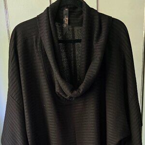 Melissa McCarthy oversized Poncho tunic cowl neck